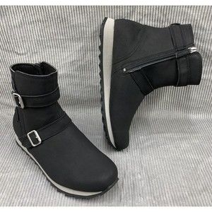 Merrell Alpine Buckle Waterproof Boots Womens Size 11 Black J002348 Light Weight